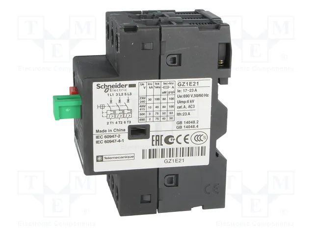SCHNEIDER ELECTRIC Interruptor motorizado Easy TeSys 9kW 230÷690VAC