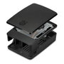Raspberry Pi Carcasa con ventilador para Raspberry Pi 5, Negro/Gris