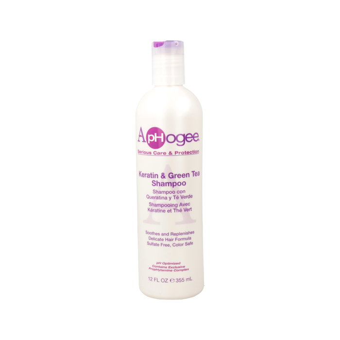 Aphogee Keratin & Green Tea Champú 355ml Aphogee Keratin & Green Tea Champú 355ml
