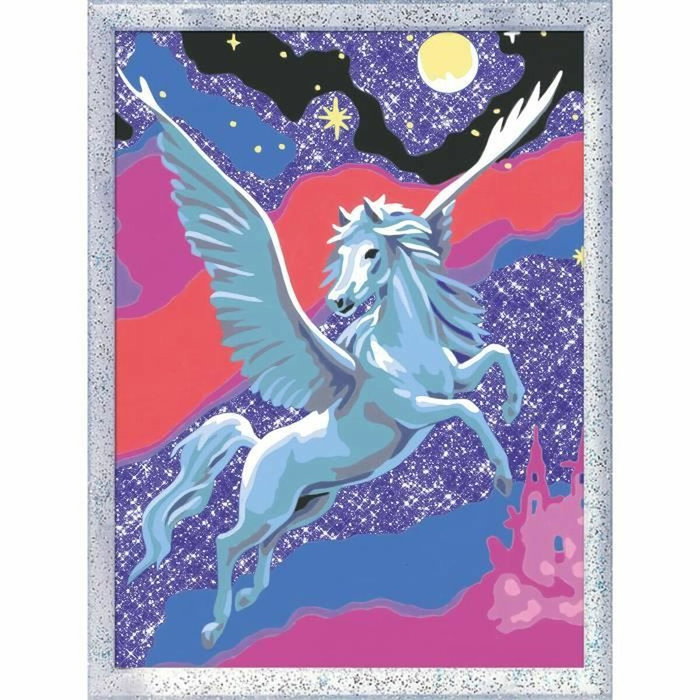 Ravensburger CreArt Kids Pegaso Brillante Kit de pintura por números 18 x 24 cm