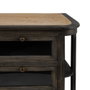 Aparador Mármol/Madera Cocina 155 X 51 X 88 cm