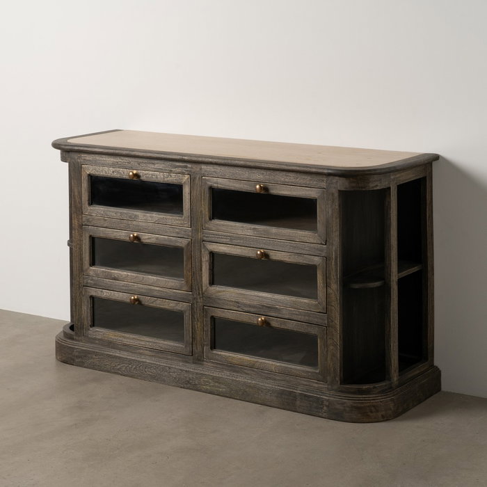 Aparador Mármol/Madera Cocina 155 X 51 X 88 cm