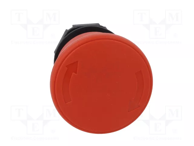 LOVATO ELECTRIC Interruptor de emergencia Platinum rojo 22mm