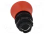 LOVATO ELECTRIC Interruptor de emergencia Platinum rojo 22mm