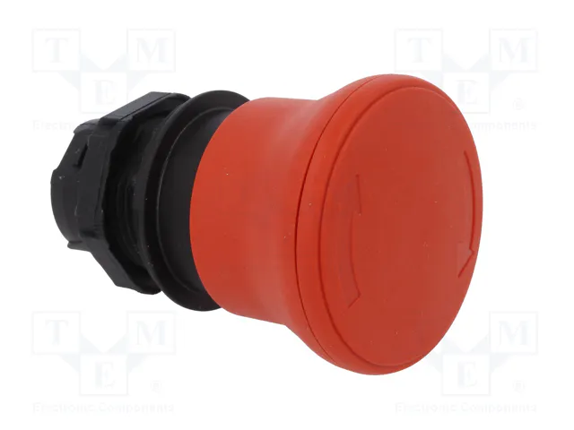 LOVATO ELECTRIC Interruptor de emergencia Platinum rojo 22mm
