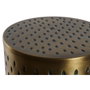 DKD Home Decor Set de 2 Mesitas Auxiliares de Metal con Tapa Dorada