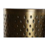 DKD Home Decor Set de 2 Mesitas Auxiliares de Metal con Tapa Dorada