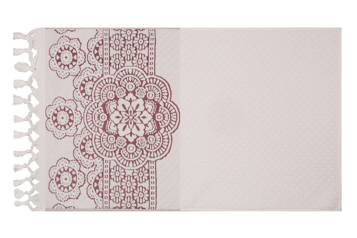 Mijölnir Juego de Toallas de Mano Claret Red 50x90 cm (2 Piezas) 100% Algodón 550 gr/m²