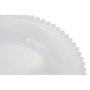 DKD Home Decor Plato de Cristal Transparente 27x27x2,6 cm