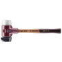 Halder SIMPLEX Soft-Face Hammer 3027.260 de 60 mm con insertos de goma y superplástico