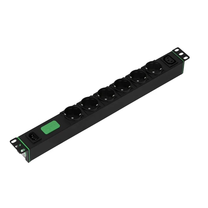 APC Easy Rack PDU Basic horizontal 1-fasig 2,3 kW 230 V 10 A 6 x SCHUKO- und 1 x C13-Steckdosen IEC60320 C14-Eingang APC Easy Rack PDU Basic horizontal 1-fasig 2,3 kW 230 V 10 A 6 x SCHUKO- und 1 x C13-Steckdosen IEC60320 C14-Eingang