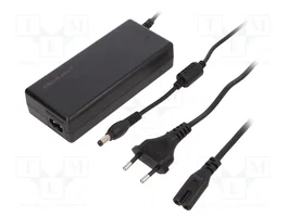 QOLTEC Fuente de alimentación de 12VDC, 7A, 84W con conector 5,5/2,1 mm