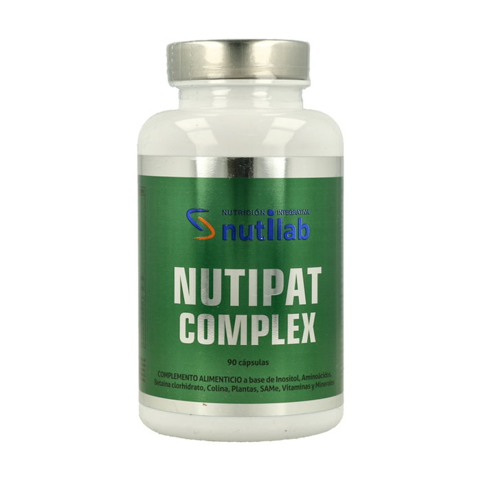 Nutilab Nutipat Complex 90 cápsulas Complemento Alimenticio Detox con Inositol, Vitaminas y Minerales Nutilab Nutipat Complex 90 cápsulas Complemento Alimenticio Detox con Inositol, Vitaminas y Minerales