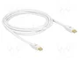DeLOCK Cable DisplayPort mini 2,0 m Blanco 82795