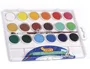 Jovi Acuarela en Pastillas 18 Colores Surtidos con Pincel y Estuche de Plástico