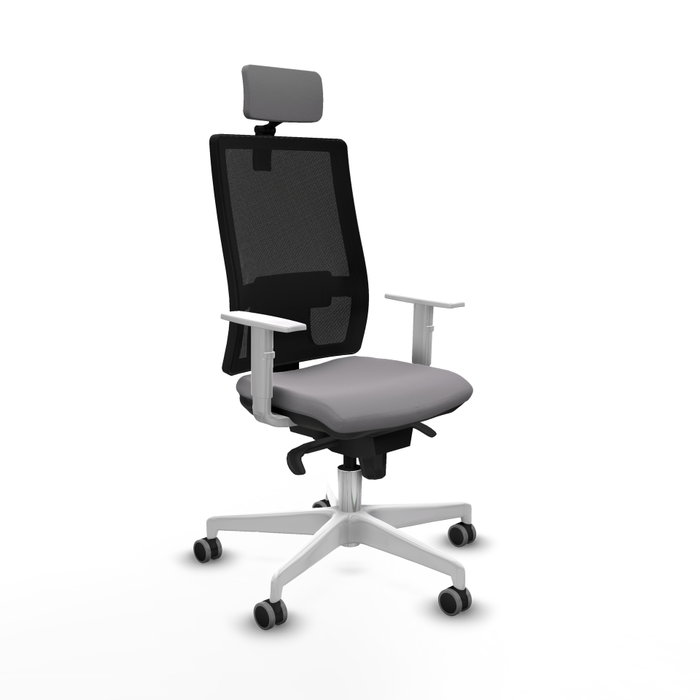 PIQUERAS Y CRESPO Silla de oficina Horna Gris con mecanismo Sincro PIQUERAS Y CRESPO Silla de oficina Horna Gris con mecanismo Sincro