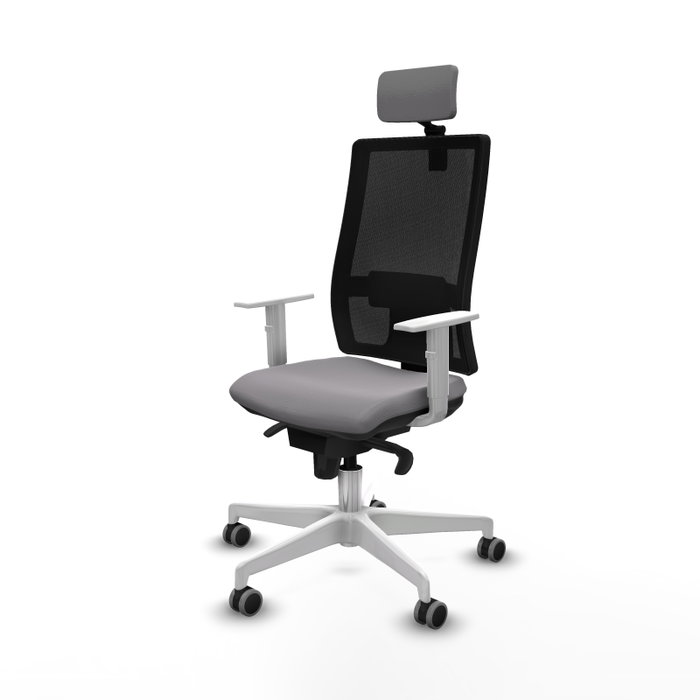 PIQUERAS Y CRESPO Silla de oficina Horna Gris con mecanismo Sincro PIQUERAS Y CRESPO Silla de oficina Horna Gris con mecanismo Sincro