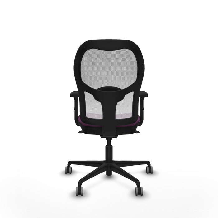 PIQUERAS Y CRESPO Silla de oficina Jorquera con mecanismo Sincro, morado y blanco PIQUERAS Y CRESPO Silla de oficina Jorquera con mecanismo Sincro, morado y blanco