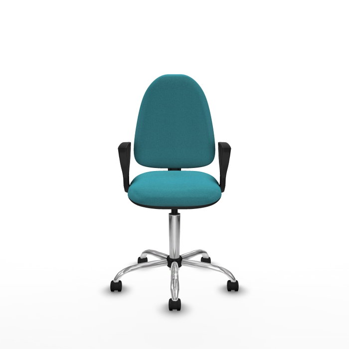 PIQUERAS Y CRESPO Silla de oficina Aýna en color Turquesa con Brazos Fijos PIQUERAS Y CRESPO Silla de oficina Aýna en color Turquesa con Brazos Fijos