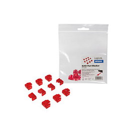 LogiLink Kit de 10 Bloqueadores de Puerto RJ45 MP0043
