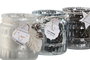 DKD Home Decor Vela de Cera de Parafina y Cristal Surtida