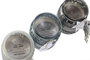 DKD Home Decor Vela de Cera de Parafina y Cristal Surtida