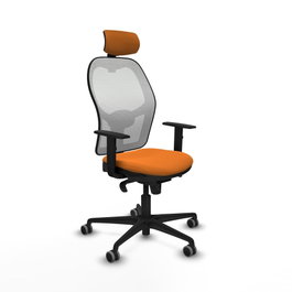 PIQUERAS Y CRESPO Silla de oficina Jorquera Naranja y Blanco