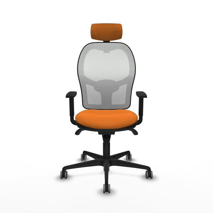 PIQUERAS Y CRESPO Silla de oficina Jorquera Naranja y Blanco PIQUERAS Y CRESPO Silla de oficina Jorquera Naranja y Blanco