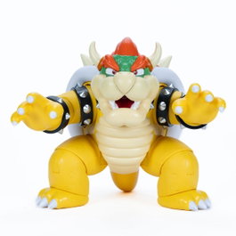 Jakks Pacific Figura Big Bad Bowser Bowser 30 cm Super Mario - 22 Puntos Articulación Efectos Sonido Multilingüe
