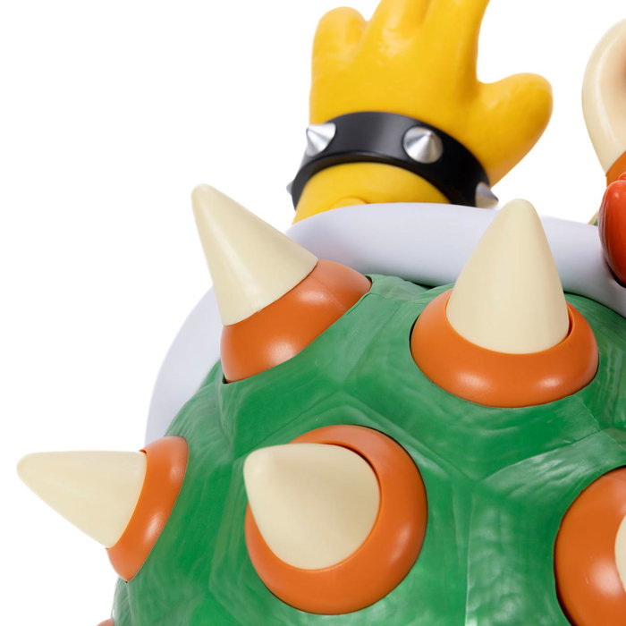 Jakks Pacific Figura Big Bad Bowser Super Mario 30 cm - Efectos de sonido, 22 articulaciones - Multilingüe (Inglés, Francés, Alemán, Italiano, Portugués, Español)