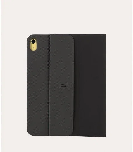 Tucano Up Plus Folio Negro para Apple iPad 10.9" (10th Generation 2022) - 27.7 cm - Carcasa con soporte y portabolígrafos
