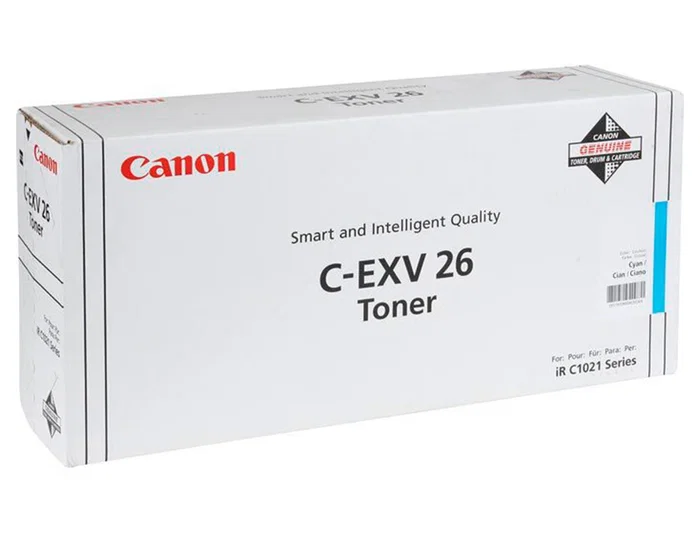 Canon EXV26C Tóner Cian Original para Canon iRC1021i iRC1028i