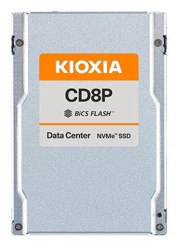 Kioxia CD8P-R KCD8XPUG30T7 SSD 30 TB 2.5" PCIe 5.0 NVMe 2.0 TLC para Servidor/Estación de Trabajo, 1 DWPD, 1600 IOPS Lectura