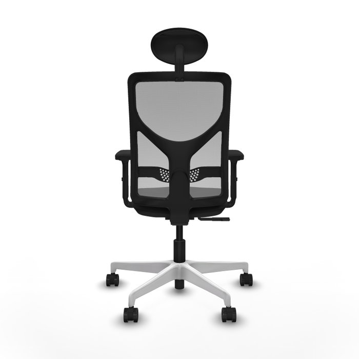 PIQUERAS Y CRESPO Silla de oficina Motilla con Mecanismo Sincro, Negro y Gris