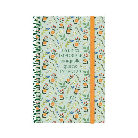 Finocam Agenda Anual 2027 Trendy Design Espiral