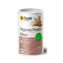 Raab Vitalfood Proteína de Cacao en Polvo 400g, Bio y Vegano, a Base de Proteína de Guisante y Arroz
