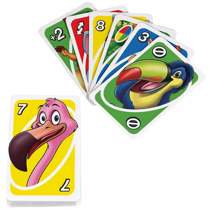 Mattel Games UNO Junior 2.0 Juego de Cartas en Inglés GKF04