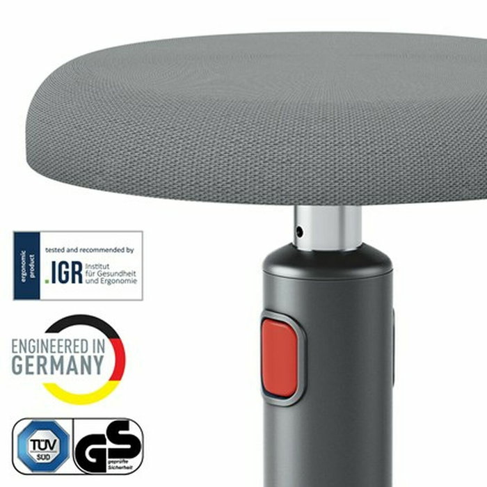 LEITZ Taburete Ergonómico Leitz Ergo Cosy Active Gris Azul