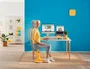 LEITZ Taburete Ergonómico Leitz Ergo Cosy Active Gris Azul