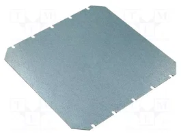 FIBOX Placa de ensamblaje de acero zinc 300x300mm