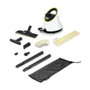 Kärcher Limpiador a Vapor SC 2 Deluxe Blanco 1.513-400.0 - 1500W, 3,2 bares, Elimina Virus y Bacterias sin Químicos