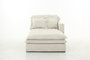 DKD Home Decor Módulo Auxiliar Sofá Poliéster y Lino Beige 110x110x48