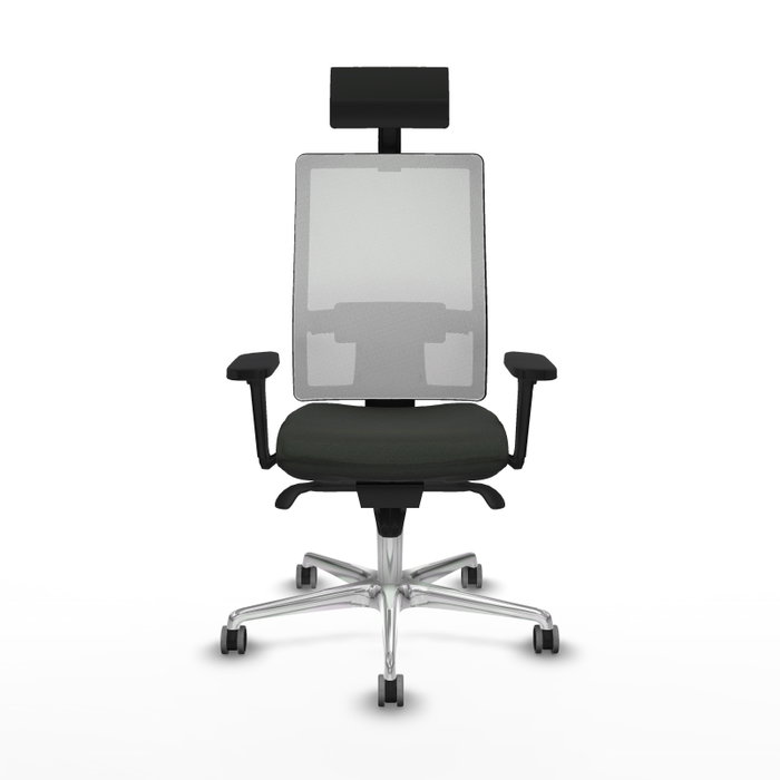 PIQUERAS Y CRESPO Silla de oficina Horna con Mecanismo Sincro Negro y Blanco PIQUERAS Y CRESPO Silla de oficina Horna con Mecanismo Sincro Negro y Blanco