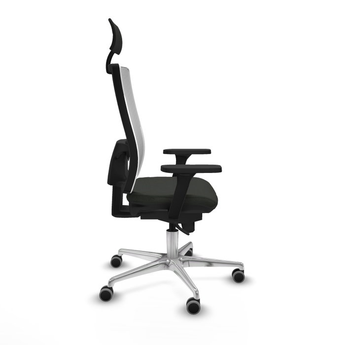 PIQUERAS Y CRESPO Silla de oficina Horna con Mecanismo Sincro Negro y Blanco PIQUERAS Y CRESPO Silla de oficina Horna con Mecanismo Sincro Negro y Blanco