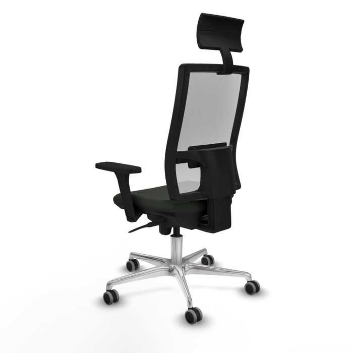 PIQUERAS Y CRESPO Silla de oficina Horna con Mecanismo Sincro Negro y Blanco PIQUERAS Y CRESPO Silla de oficina Horna con Mecanismo Sincro Negro y Blanco