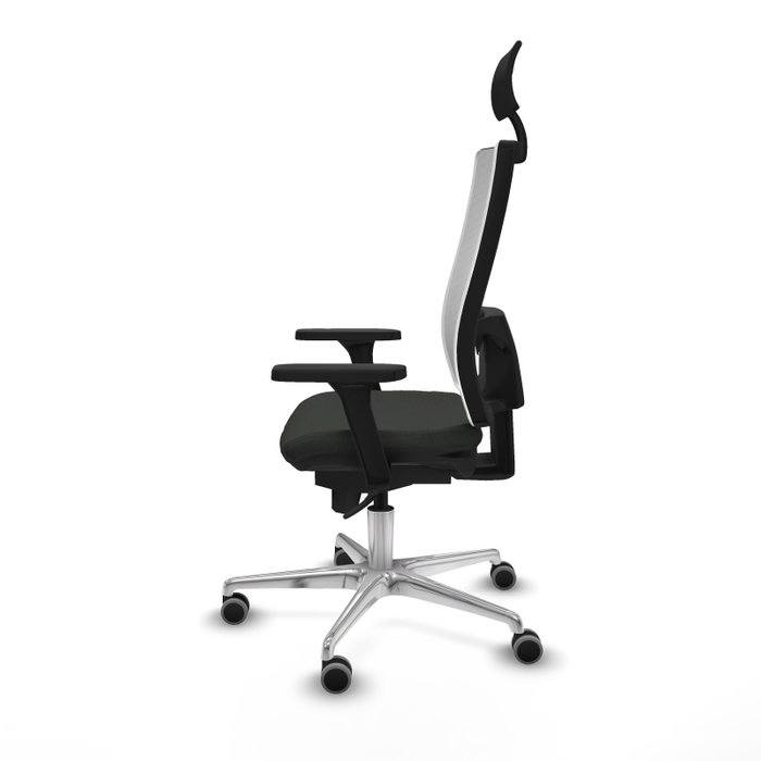 PIQUERAS Y CRESPO Silla de oficina Horna con Mecanismo Sincro Negro y Blanco PIQUERAS Y CRESPO Silla de oficina Horna con Mecanismo Sincro Negro y Blanco