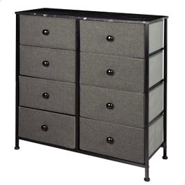 Cómoda 8 Cajones 80x30x81 cm Gris Max Home Mueble