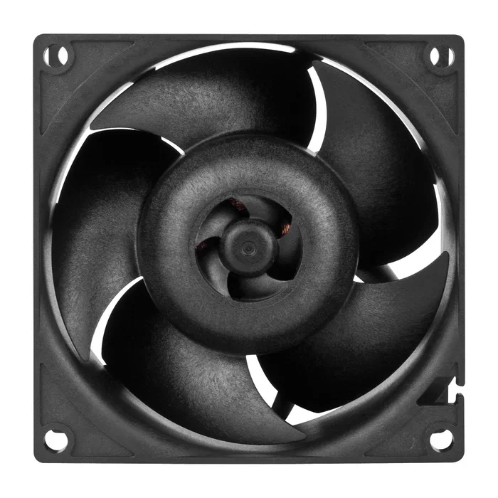 Arctic S8038-7K Ventilador para Procesador 80 mm 5 Aspas, PWM, 7000 RPM, 118.93 m3/h, Negro, 4 Unidades