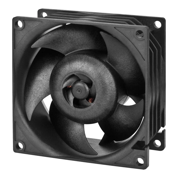 Arctic S8038-7K Ventilador para Procesador 80 mm 5 Aspas, PWM, 7000 RPM, 118.93 m3/h, Negro, 4 Unidades