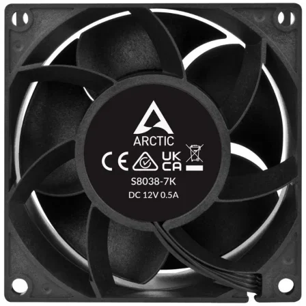 Arctic S8038-7K Ventilador de 80 mm para PC - 4 Piezas